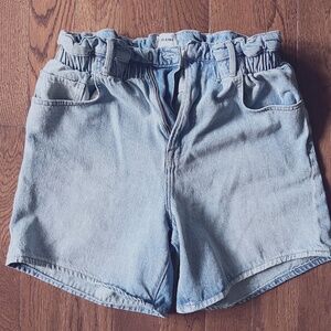 FRAME Denim Paperbag Shorts